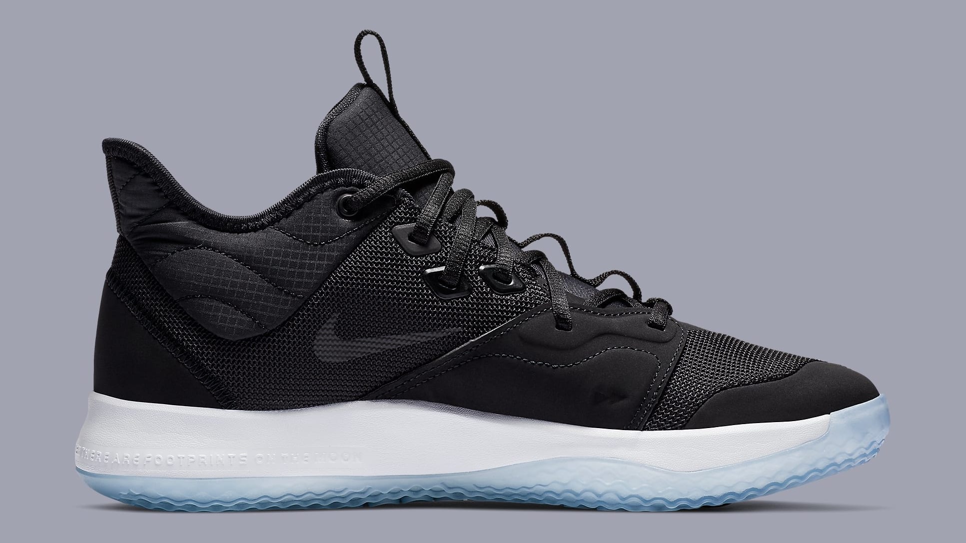 nike pg 3 black white