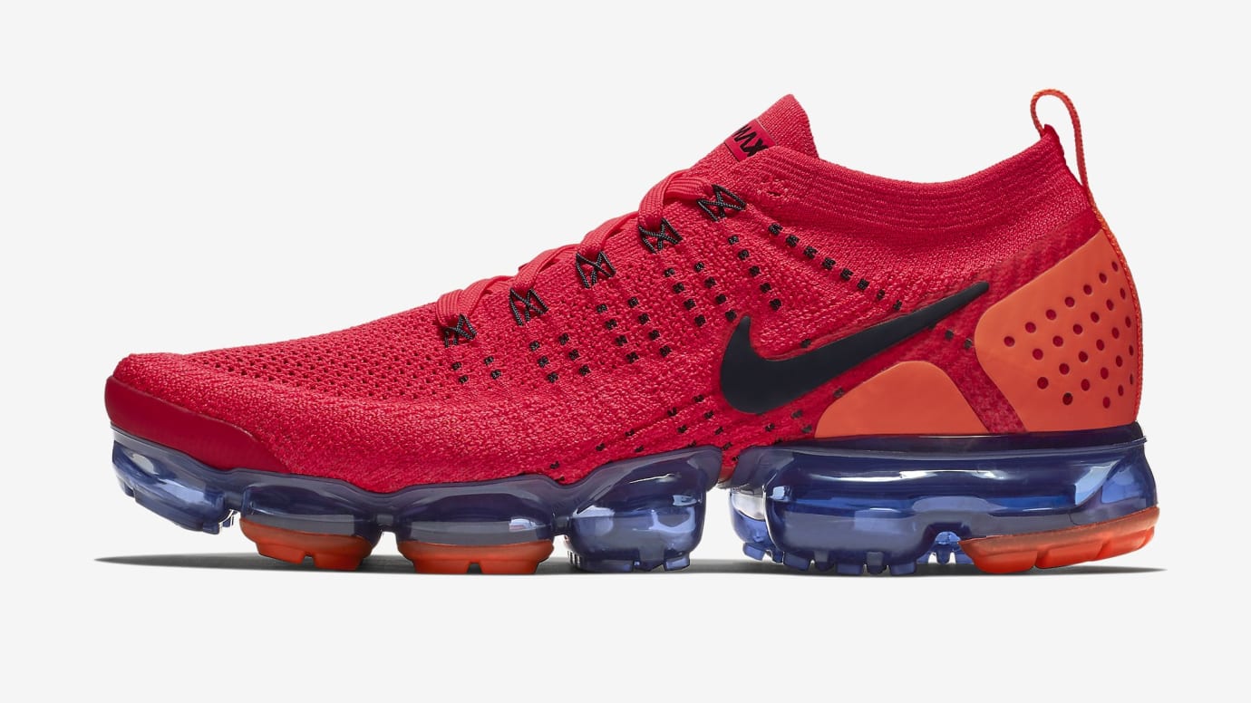 red orange vapormax