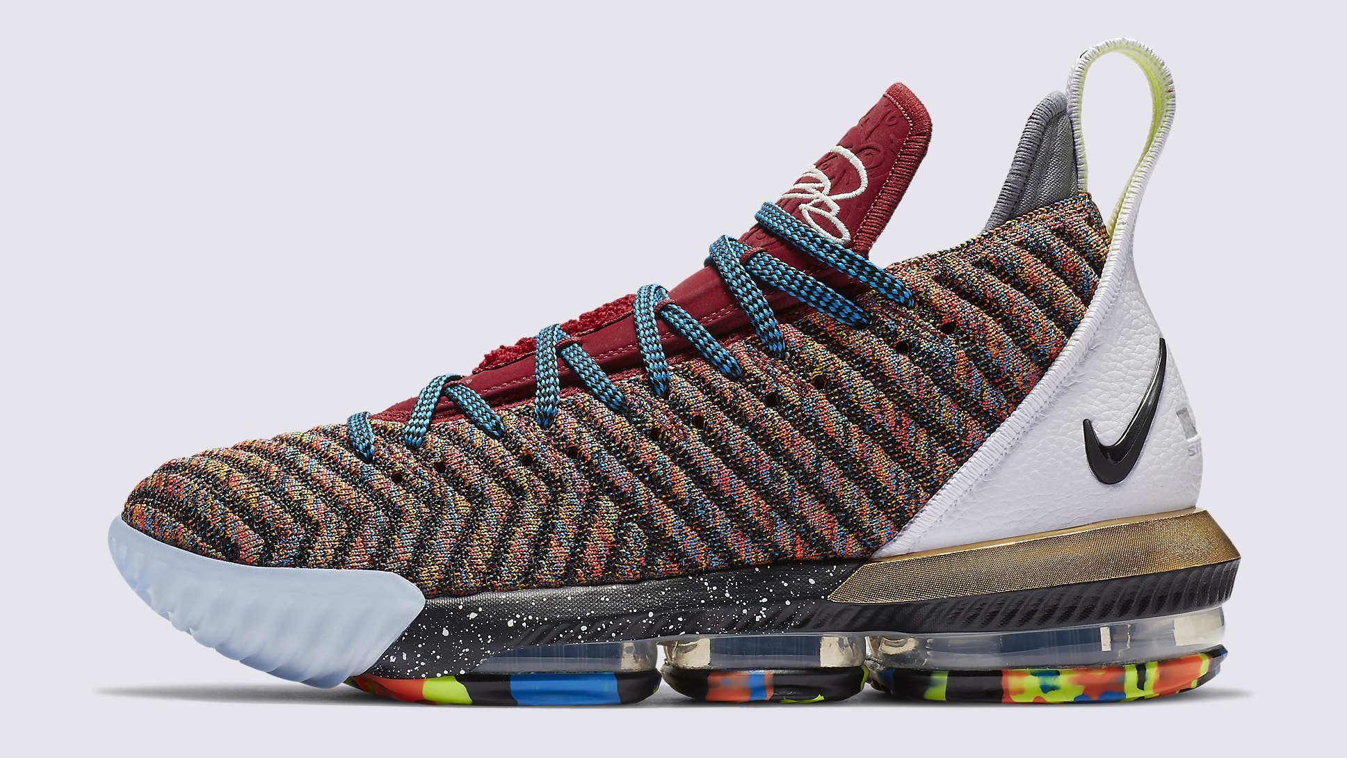 Nike LeBron 16 What The 1 Thru 5 Release Date BQ6580-900 Profile