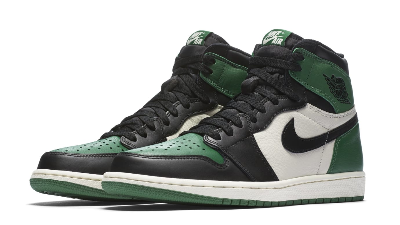 pine green jordan 1 grade school