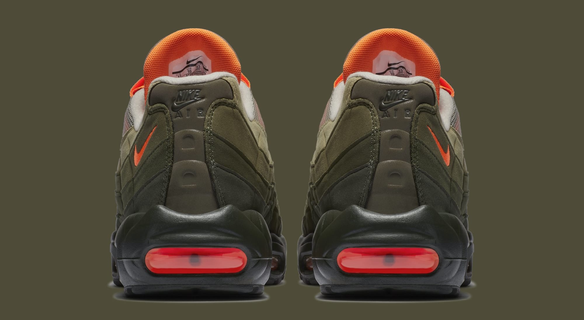 air max 95 olive and orange