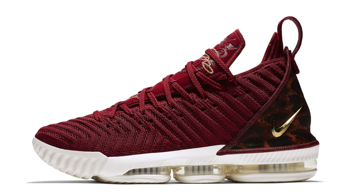 nike lebron 16 burgundy