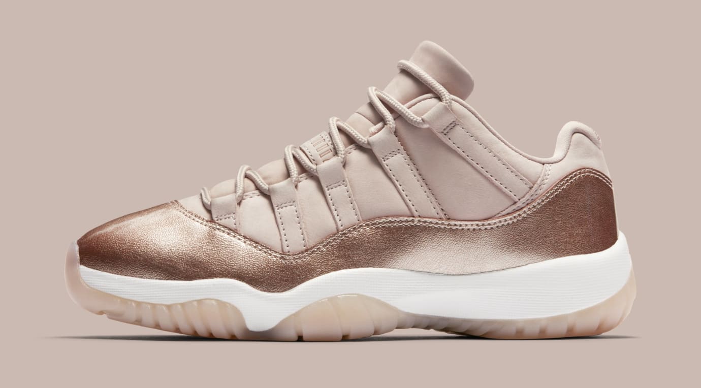 rose gold jordan 11 low