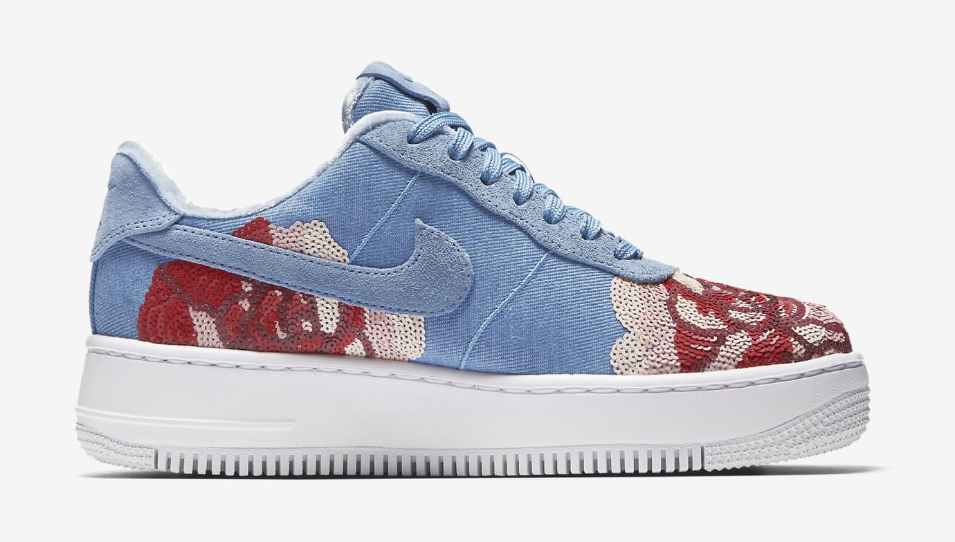 blue flower air force 1