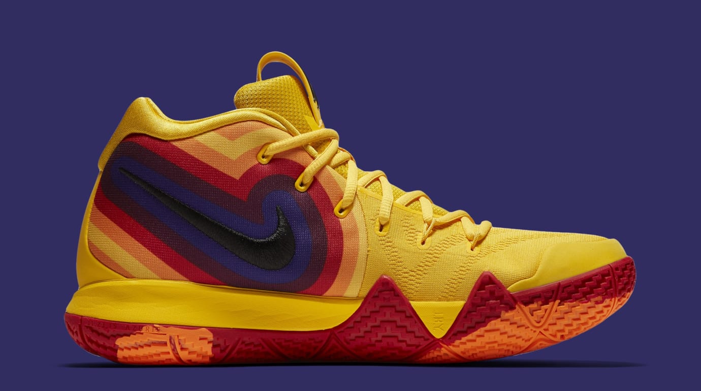 purple and yellow kyrie 4