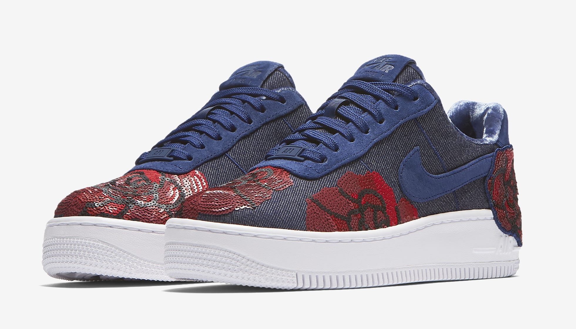 air force 1 low black floral
