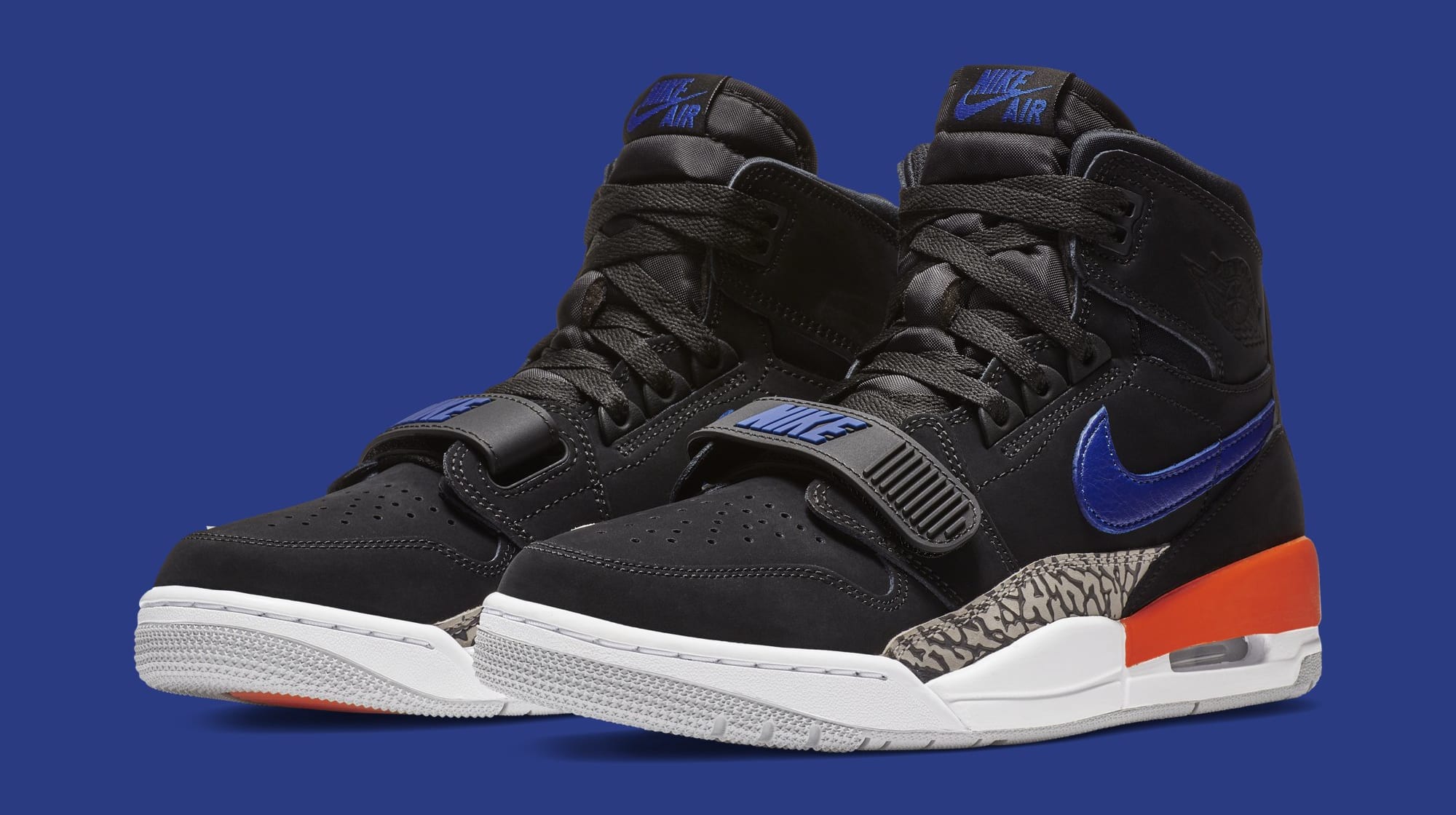 air jordan legacy 312 black rush blue