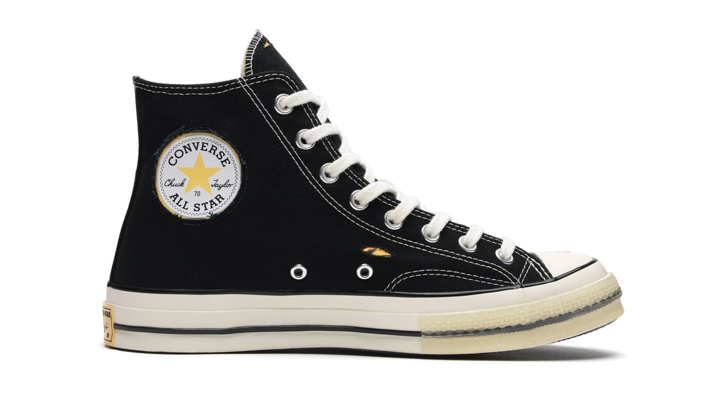 black converse collab