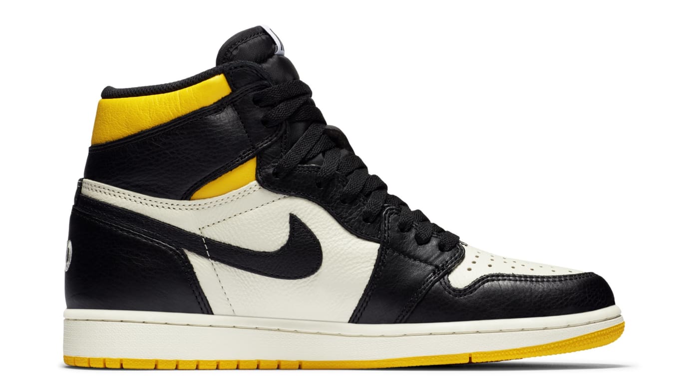 jordan one black and yellow