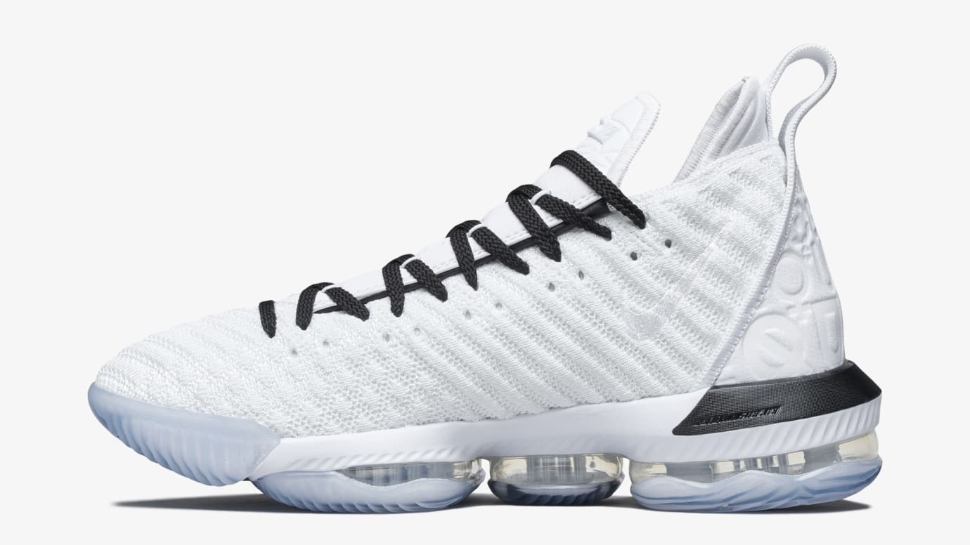 lebron 16 black white