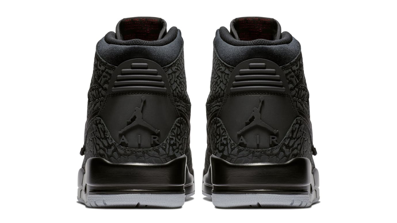 air jordan legacy 312 elephant print black