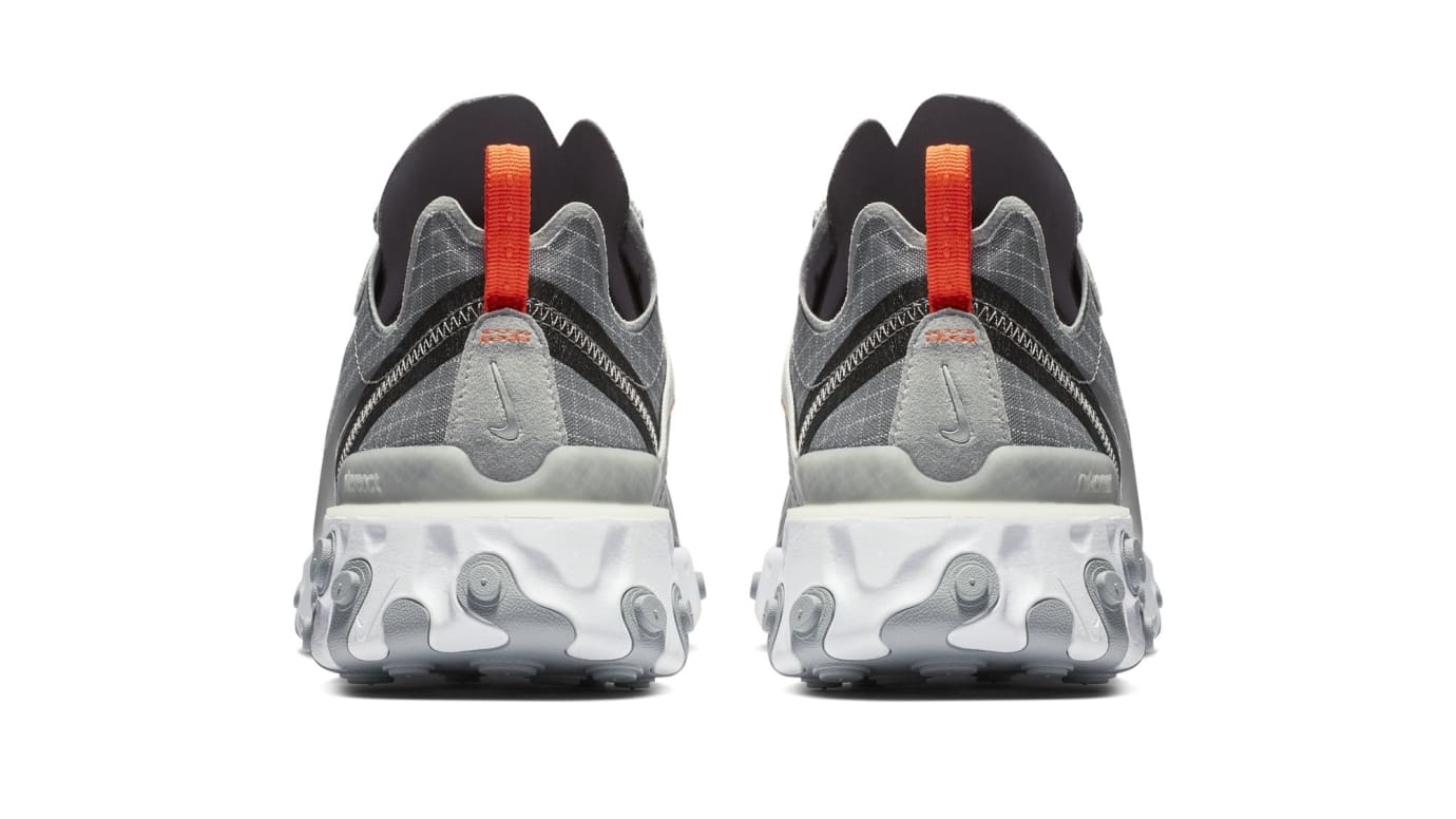 nike react element 55 grey and orange