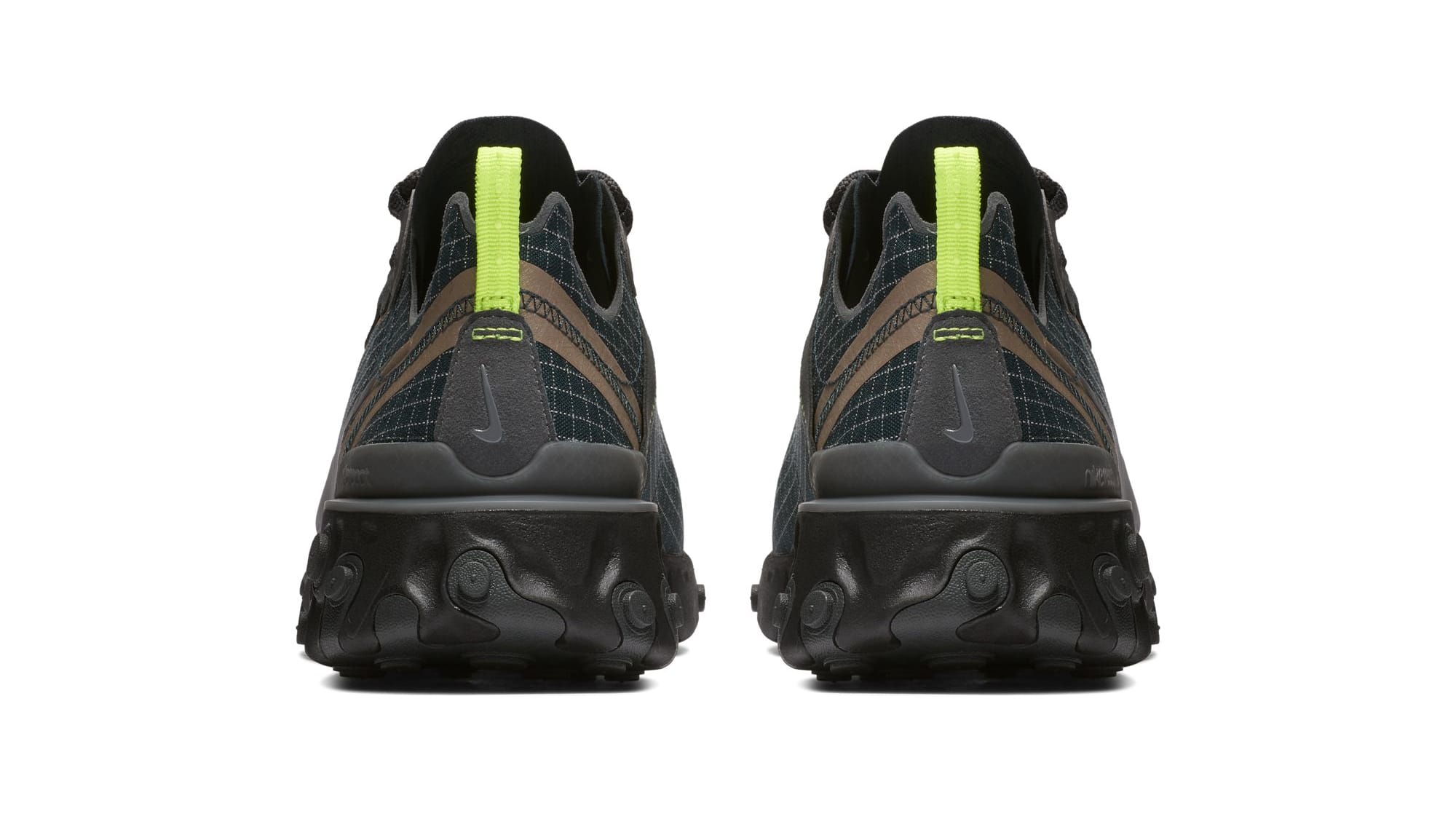 Nike React Element 55 Dark Green Orange Silver Release Date Sole Collector