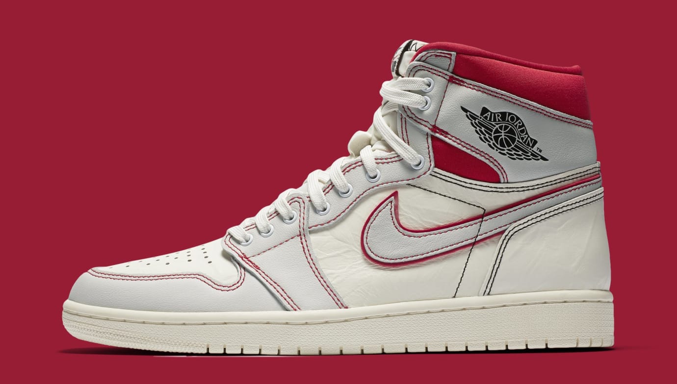 jordan 1 sail black red