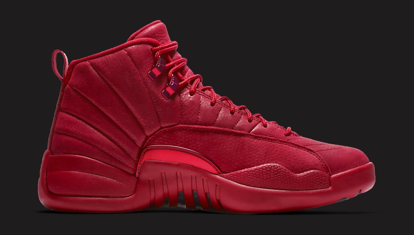 all red jordan 12 mens