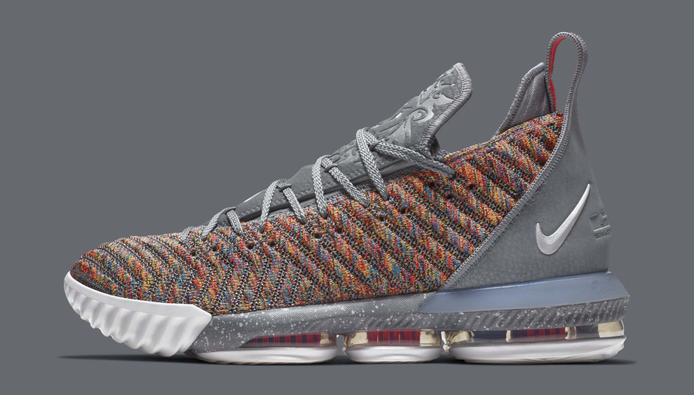 nike lebron 16 multicolor