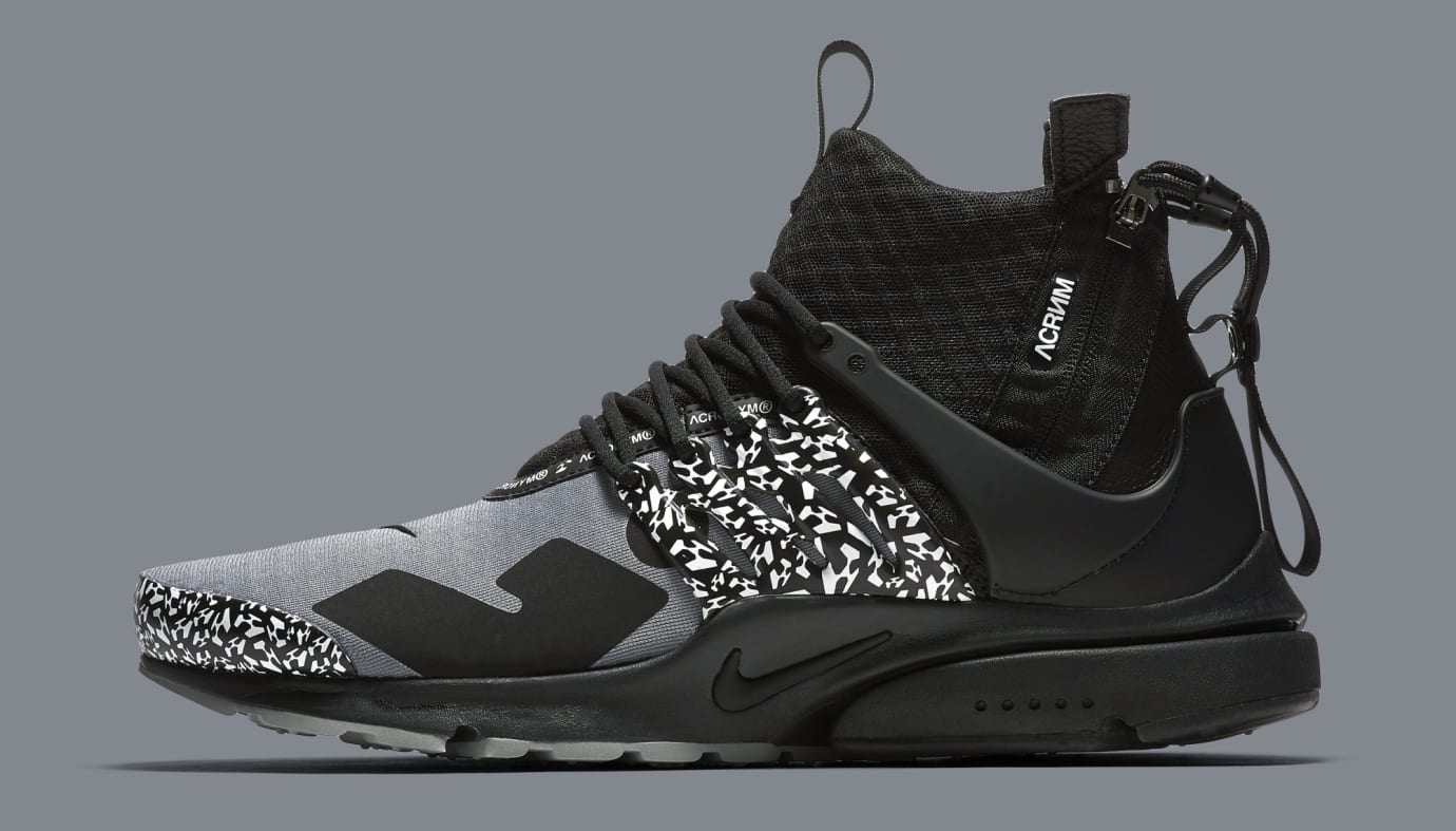 acronym x nike air presto mid grey black