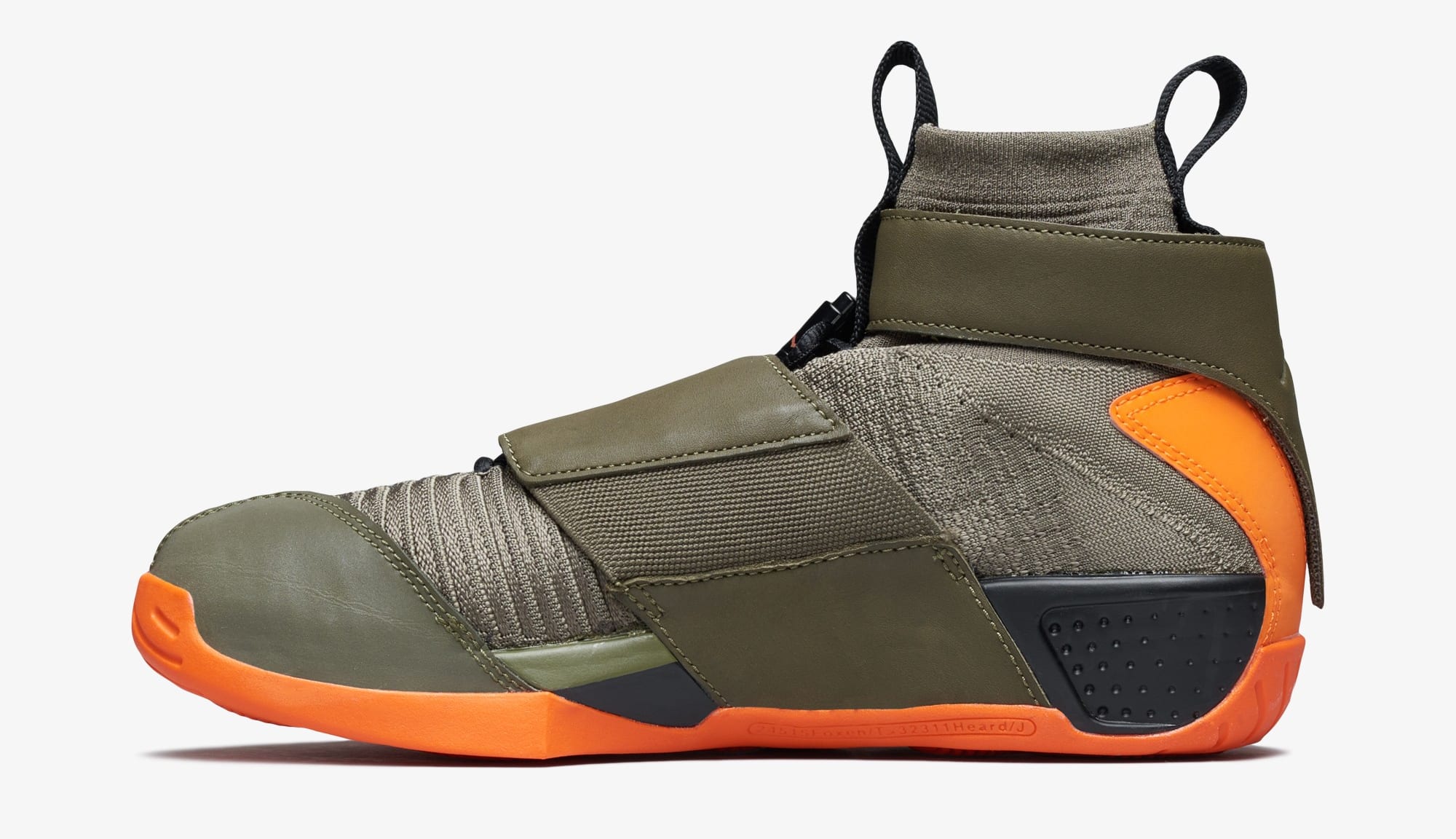 Air Jordan 20 Flyknit 'Olive/Orange' 'Black/Gum' Melo Images | Sole ... Image via US11 · Air Jordan 20 Flyknit 'Melo/Olive/Orange' (Medial)