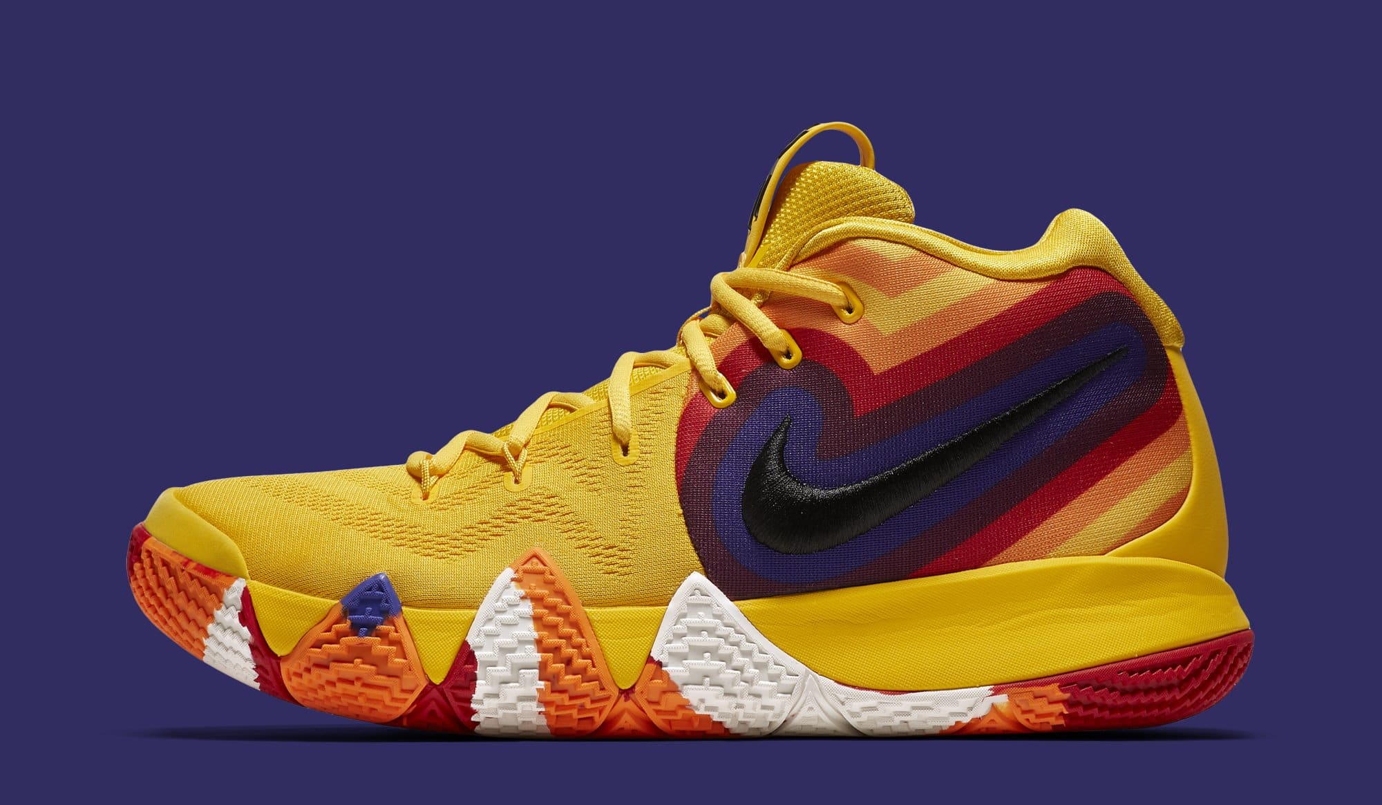 purple and yellow kyrie 4