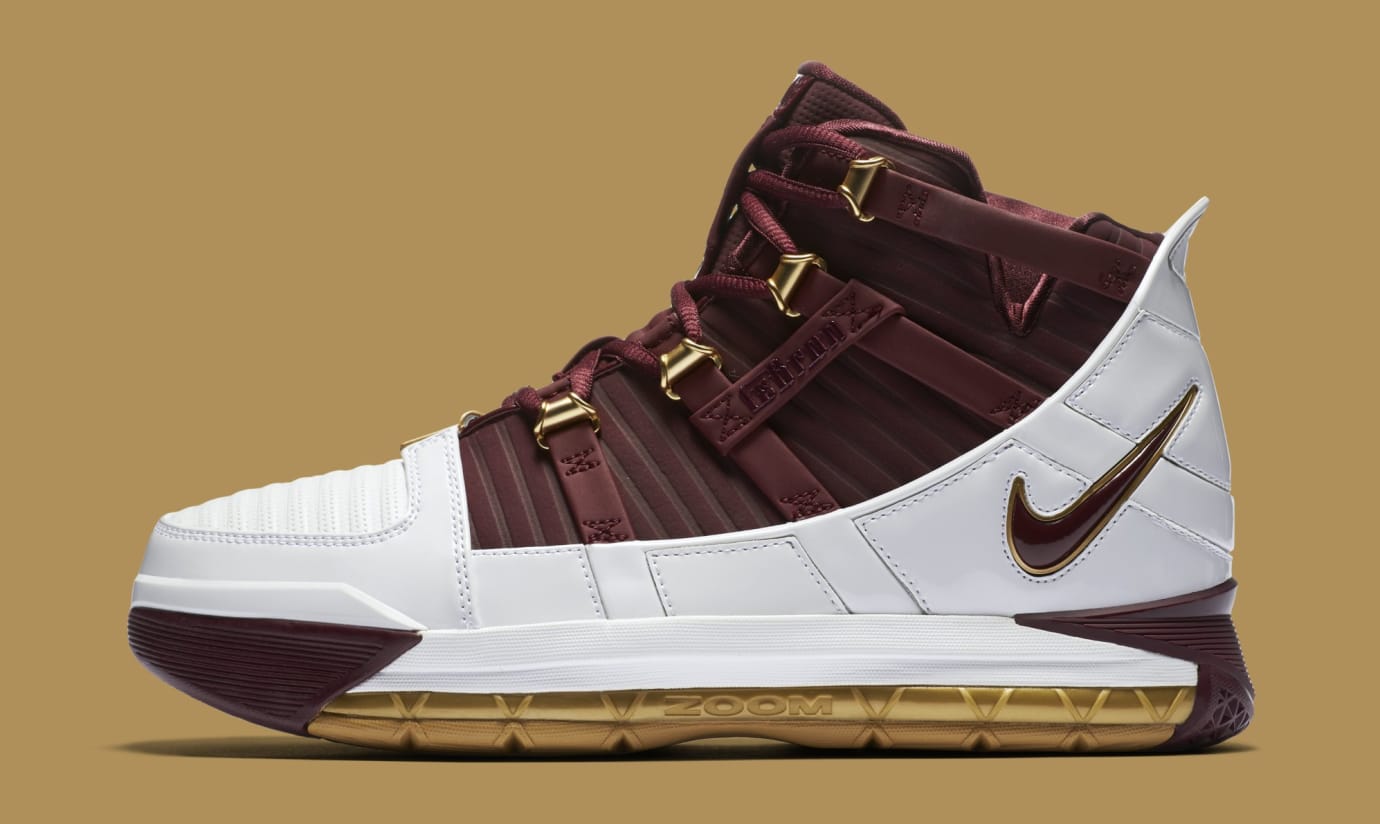 nike zoom lebron 3 white gold