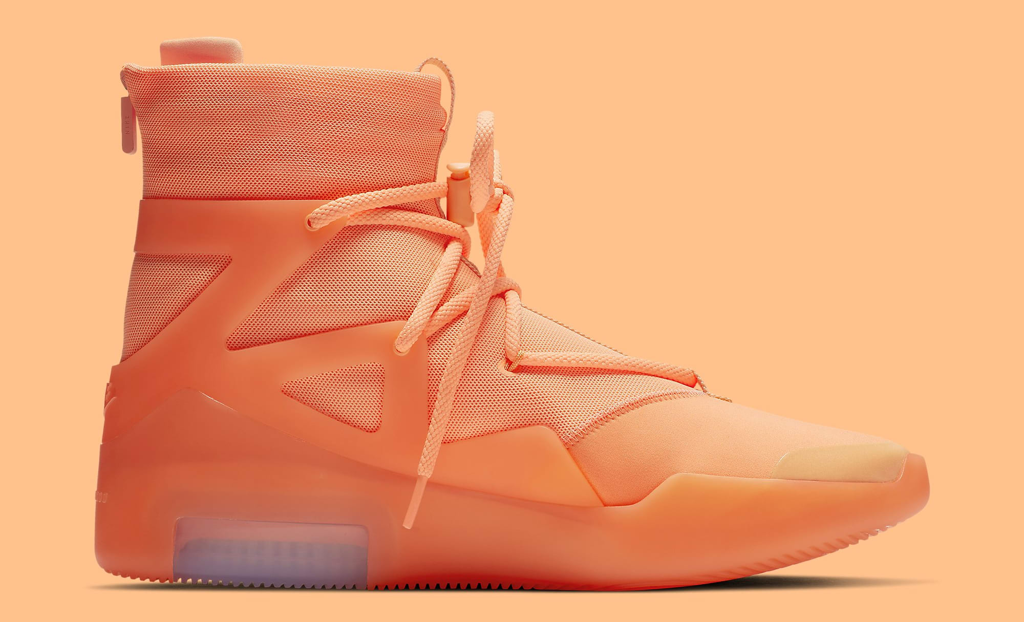 fear of god orange pulse on feet