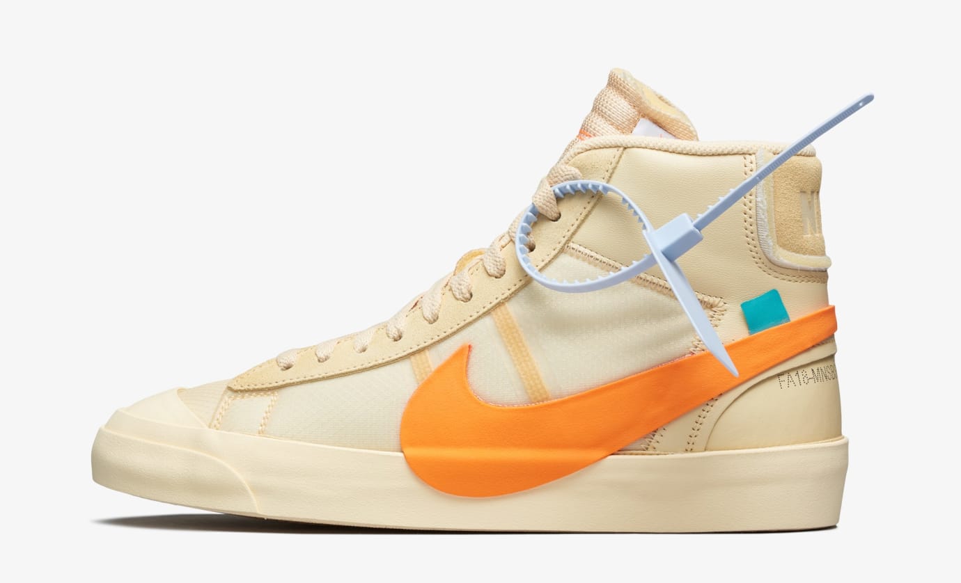 Off-White x Nike Blazer 'All Hallows' Eve' AA3832-700 (Lateral)