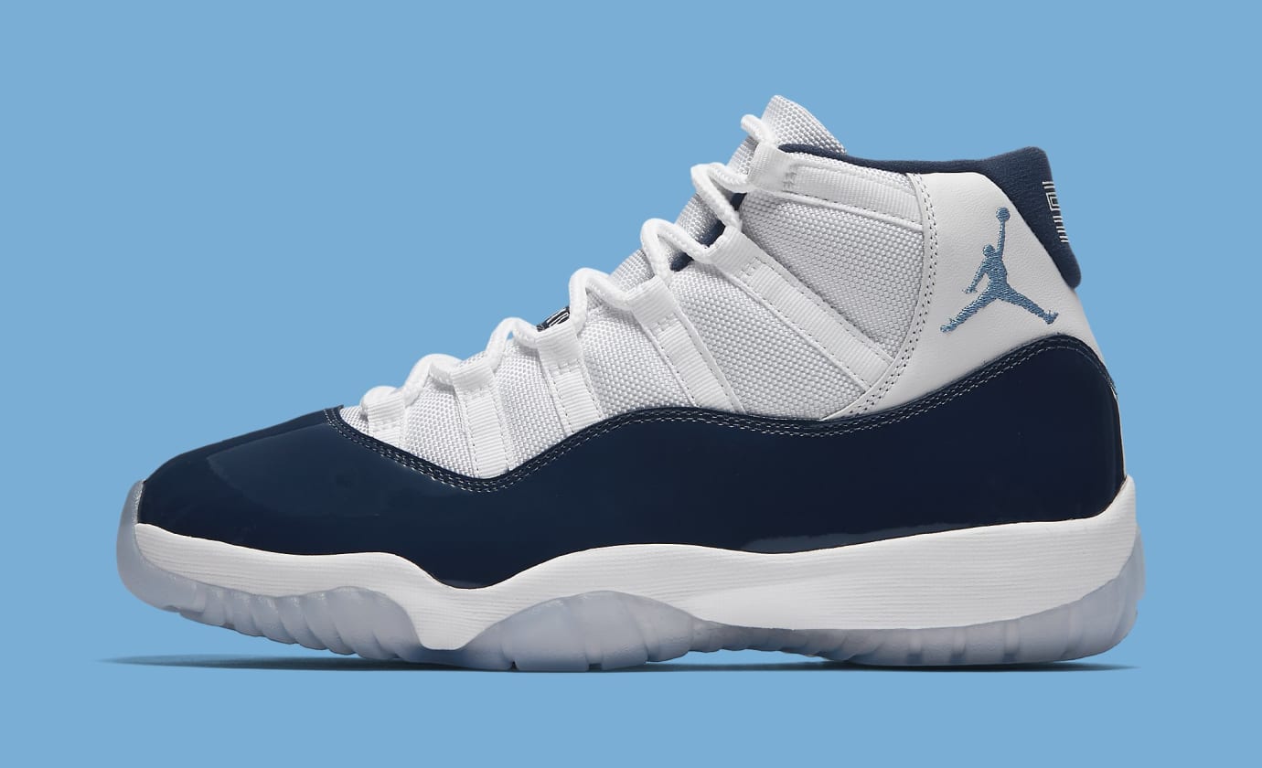 jordan 11 tar heel blue