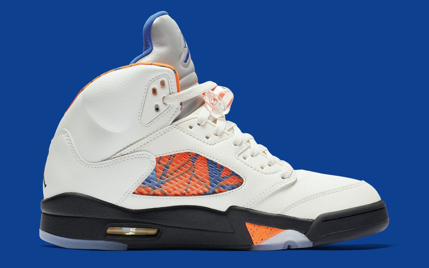 jordan 5 orange and blue