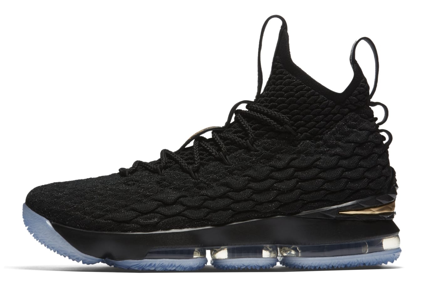Nike LeBron 15 'Black/Gold' 897649-006
