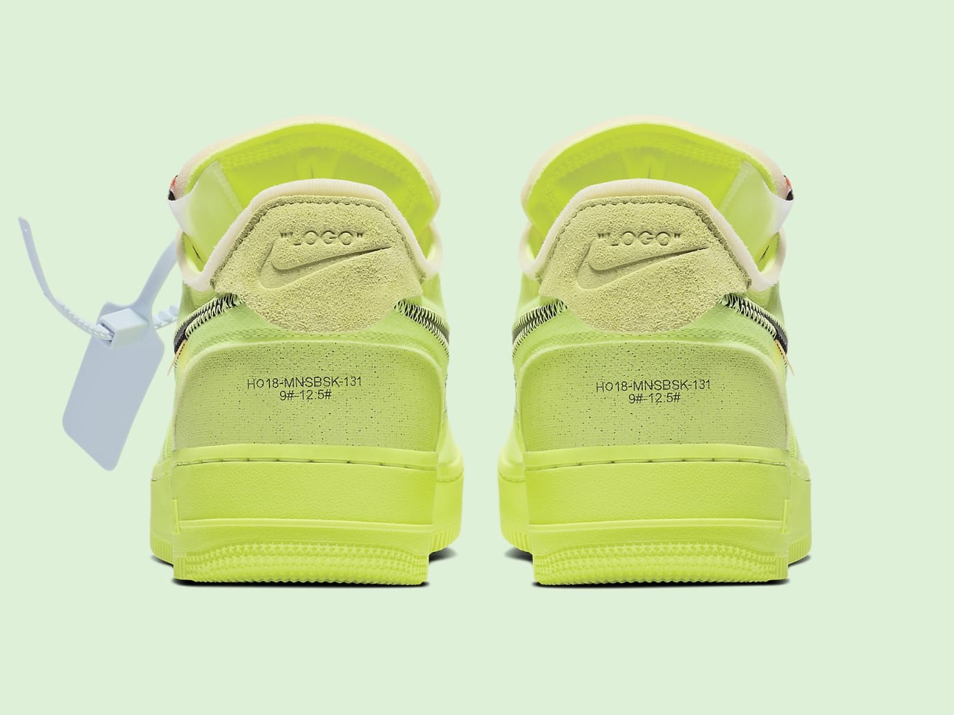 nike air force 1 x off white volt