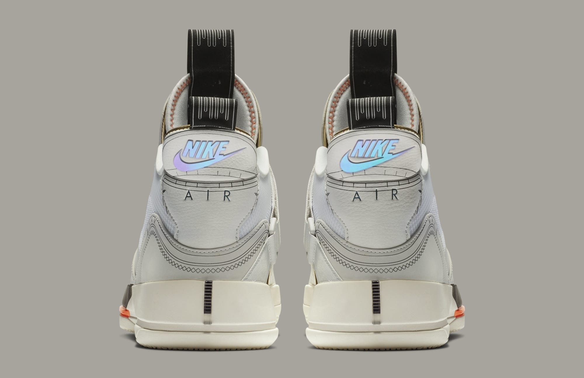 Air Jordan 33 Vast Grey Cone Sail White Aq80 004 Release Date Sole Collector