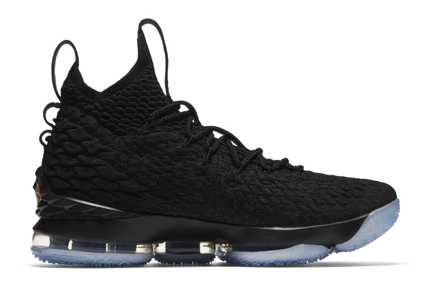 black and gold lebron 15s