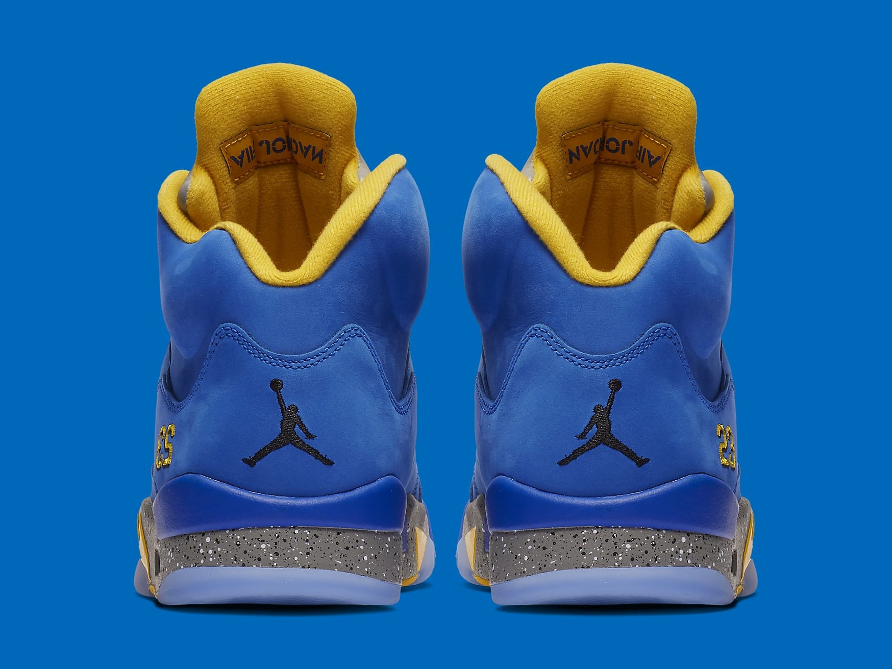 blue and yellow jordan 5 release date