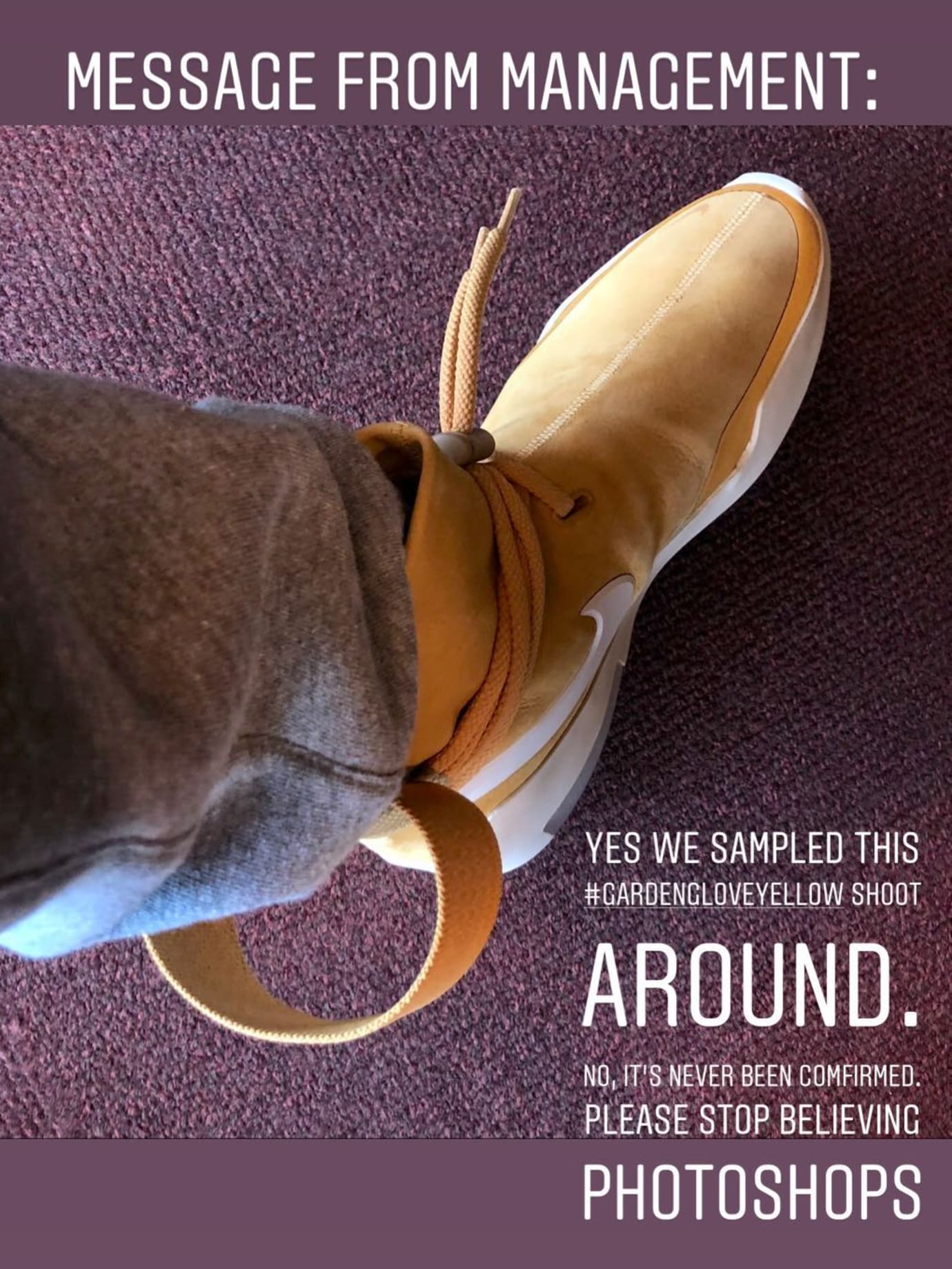 fear of god yellow shoes