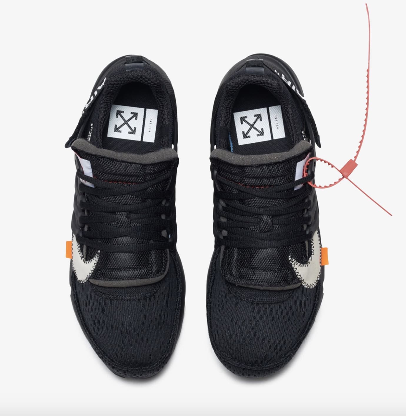 off white nike air presto black