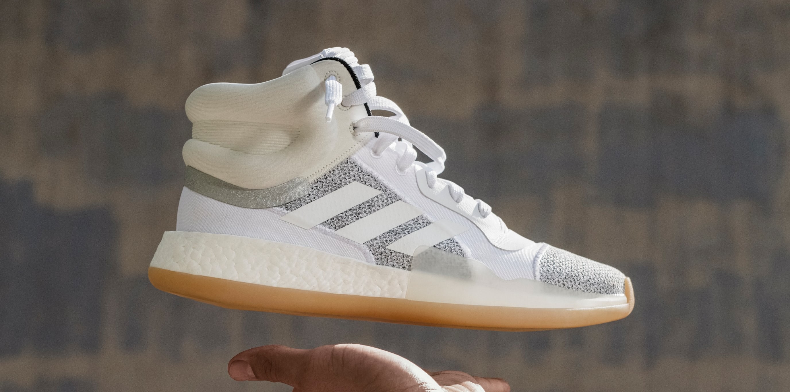 Adidas marquee boost white clearance