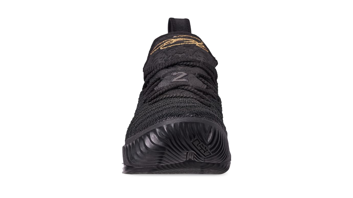 Nike LeBron 16 'I'm King' Black/Metallic Gold-Black AQ2465-007 (Front)