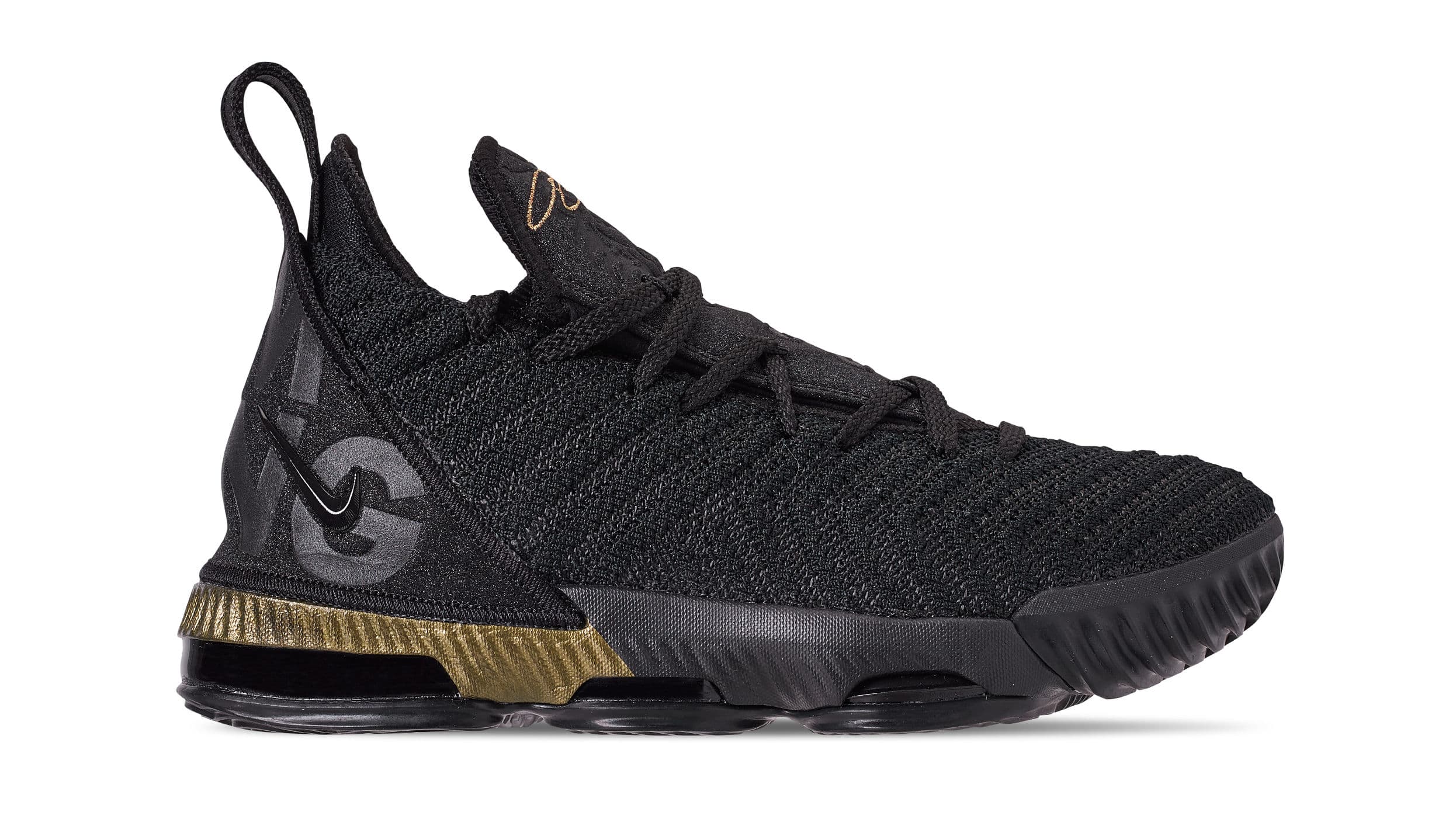 lebron 16 black metallic gold