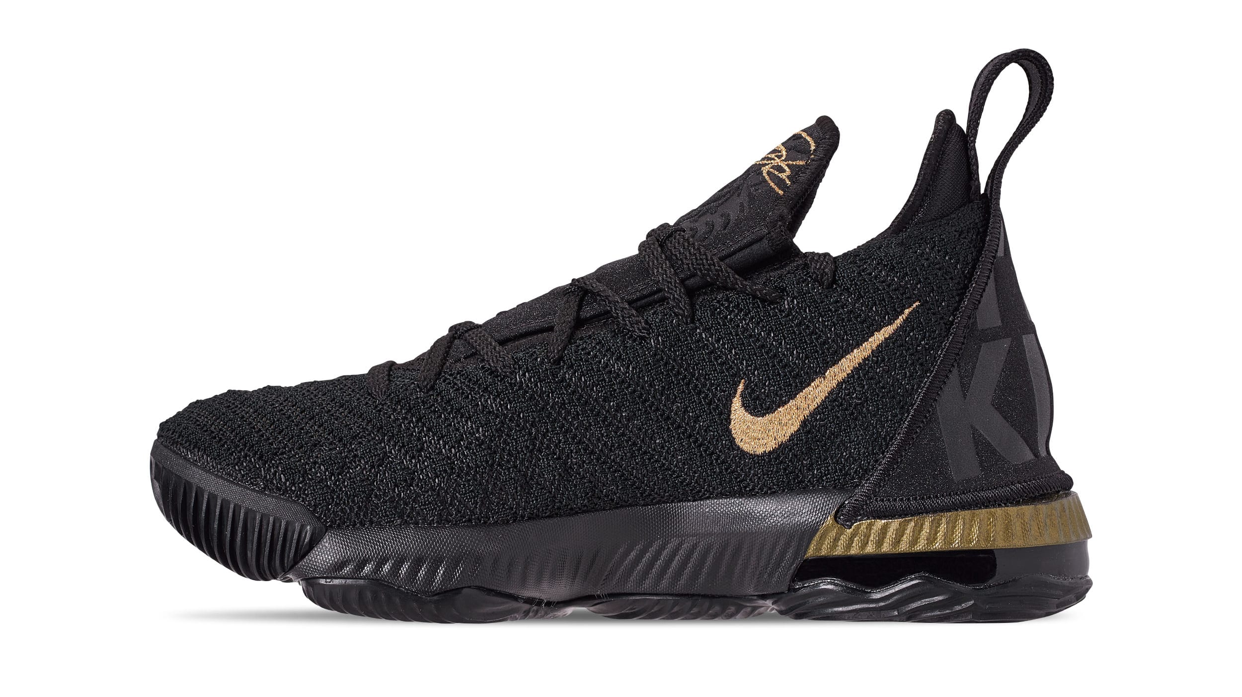black and gold lebron shoes