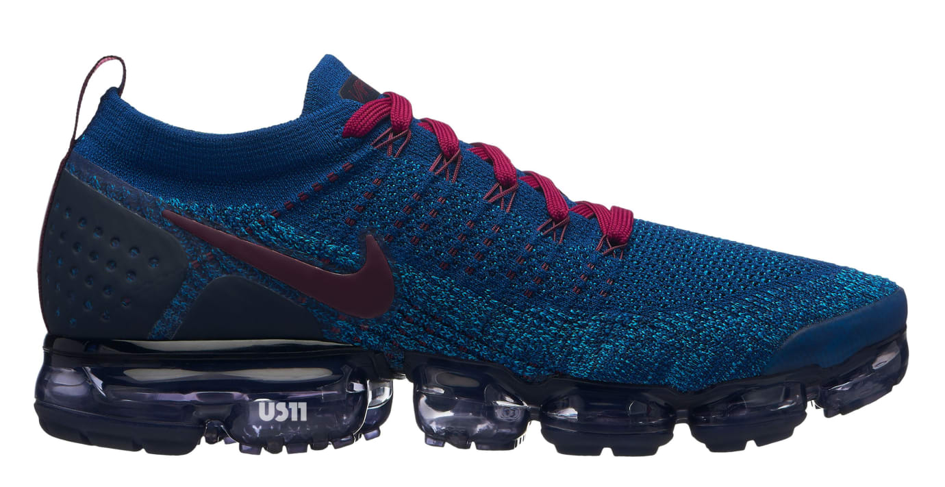 navy blue and burgundy vapormax