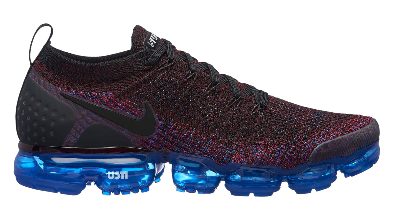navy blue and burgundy vapormax