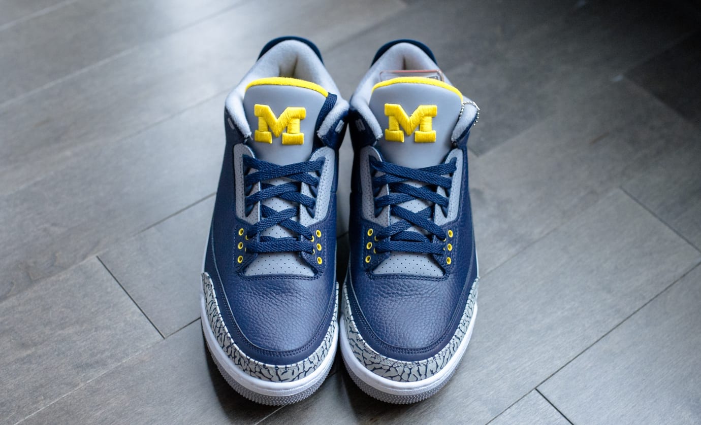 Michigan Air Jordan 3 Sole Collector