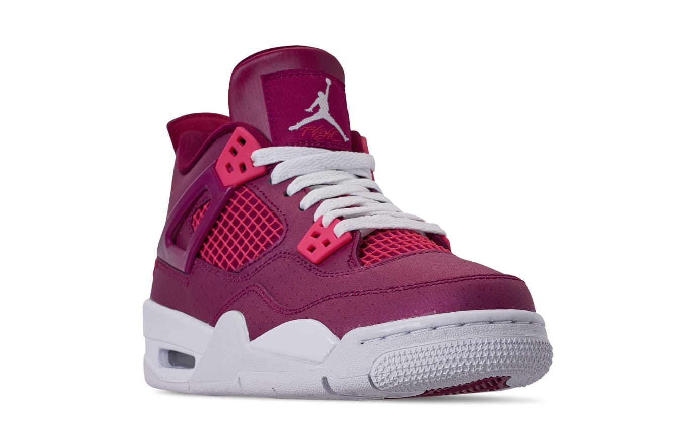 pink and purple jordan 4s