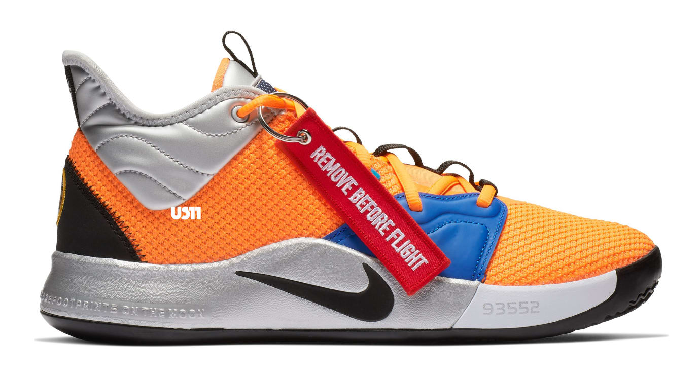 Nike PG 3 'NASA' Total Orange/Black