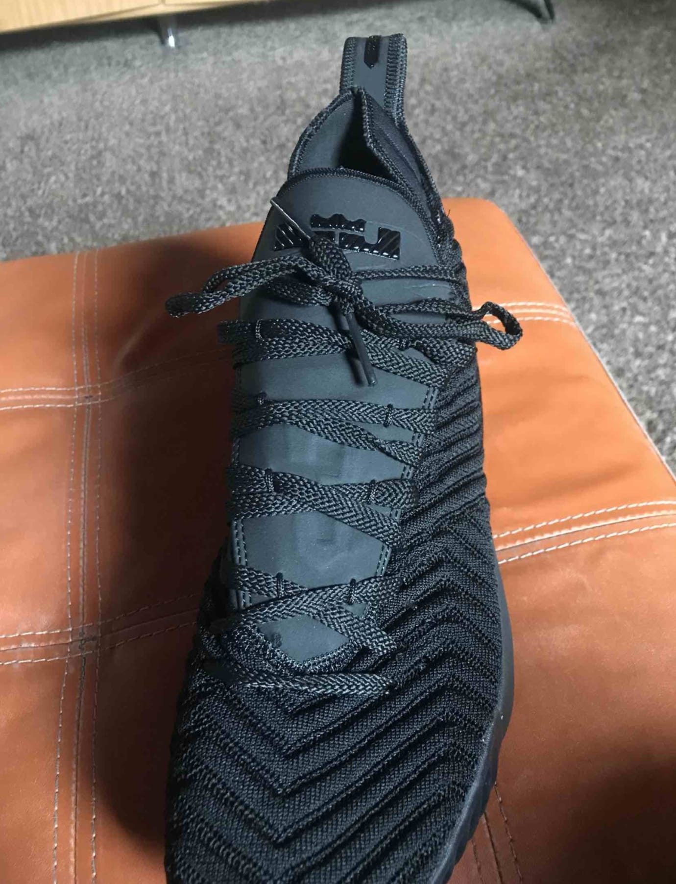 lebron 16 triple black high