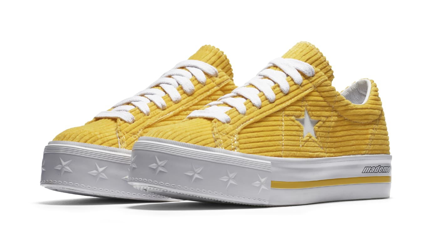 one star converse corduroy
