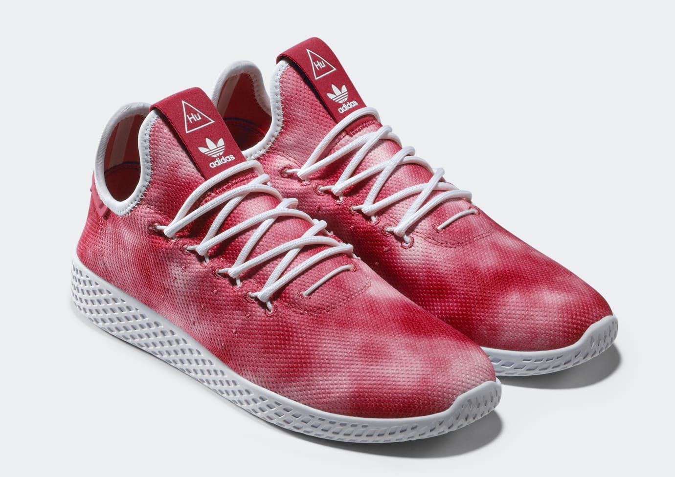 pharrell adidas tennis hu red