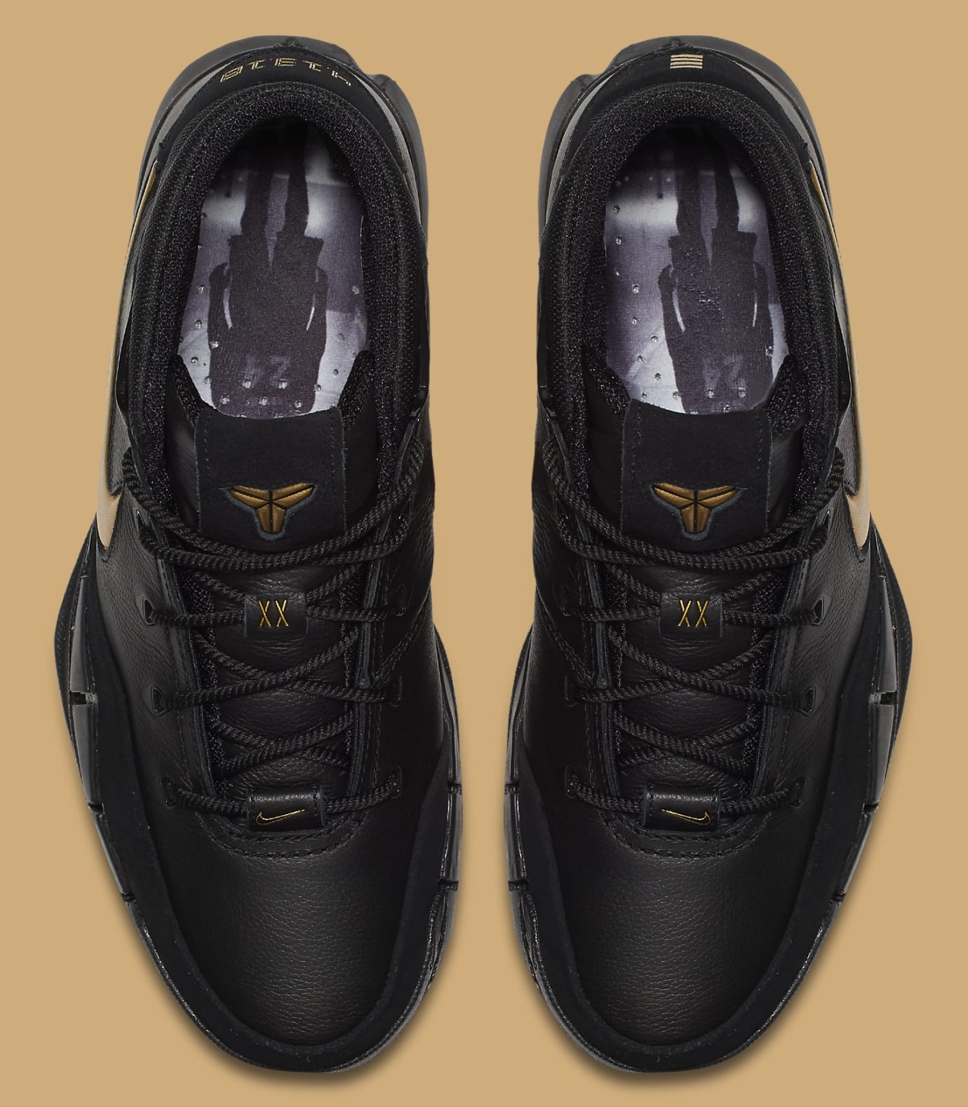 Kobe 1 protro black and gold clearance