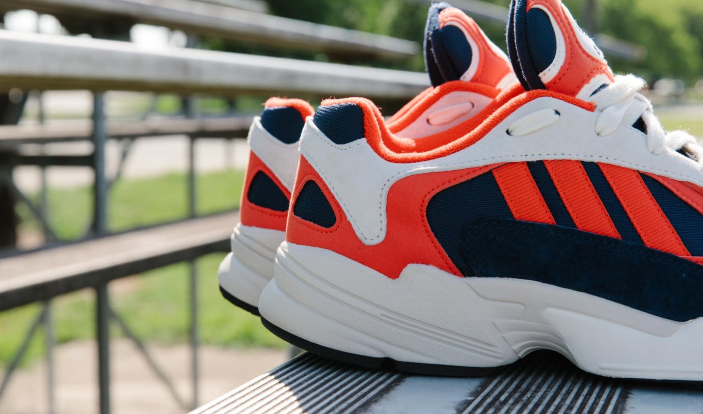 adidas yung 1 orange core black collegiate navy