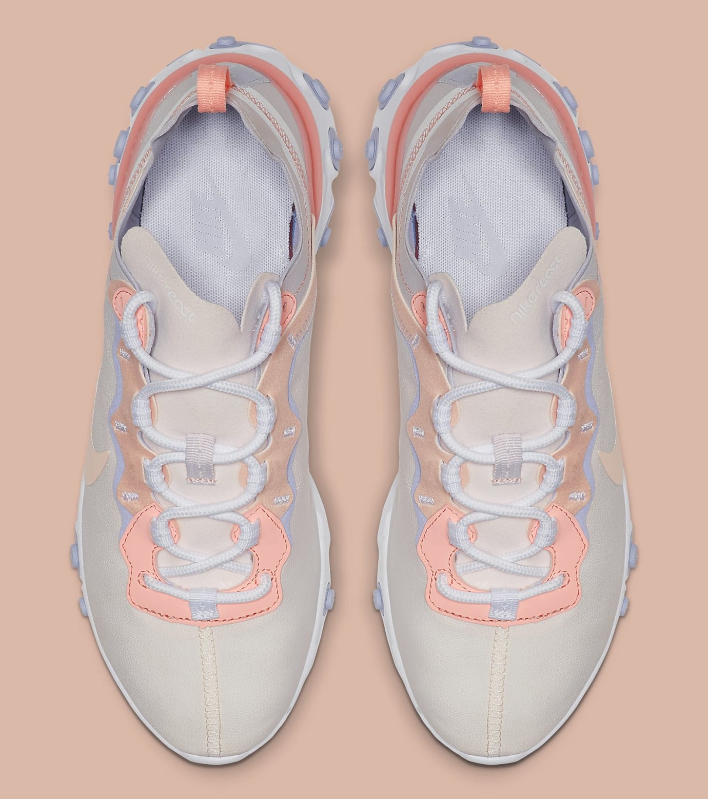 nike react rose pale